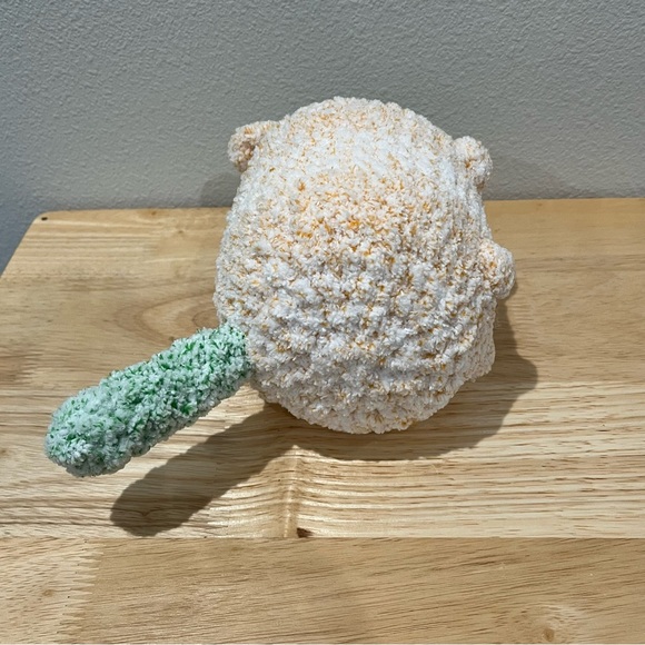 New Crochet Plushie Loaf Cat Orange & Green Two-Tone (Large) - Picture 9 of 11
